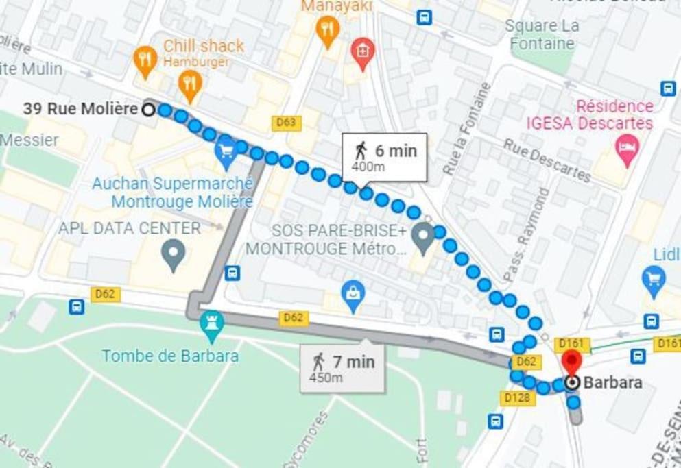 Magnifique Duplex 45 M2 Aux Portes De Paris Metro Barbara A 30Mn Expo Porte De Versailles Montrouge Eksteriør bilde